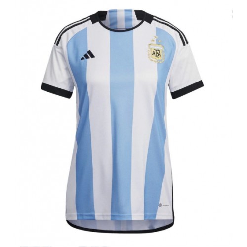 Dámy Fotbalový dres Argentina MS 2022 Domácí Krátký Rukáv